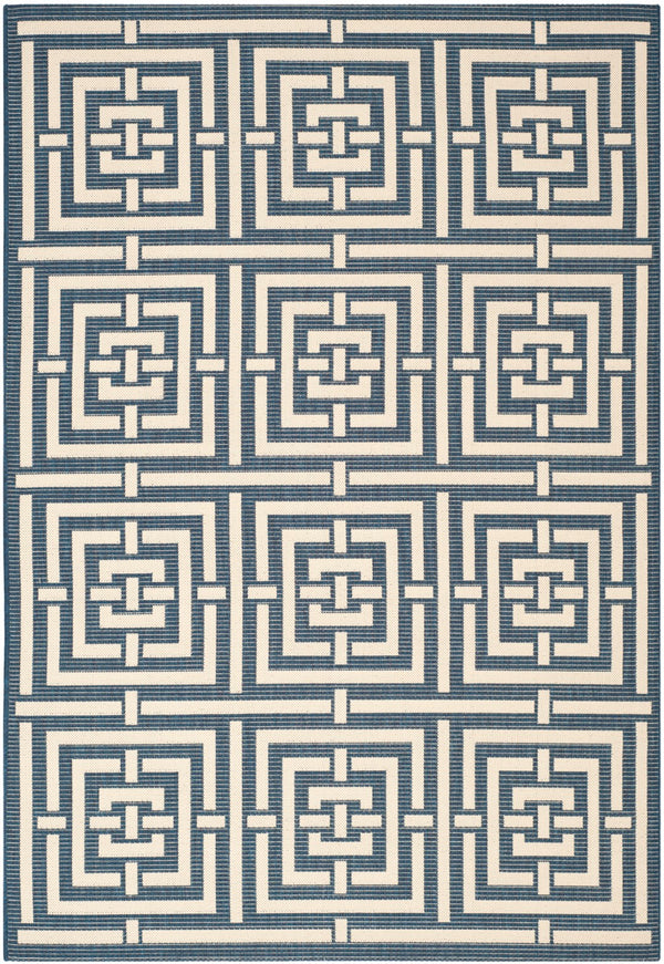 Safavieh Cy6930 Power Loomed 85.4% Polypropylene/10.4% Polyester/4.2% Latex Outdoor Rug CY6937-268-4