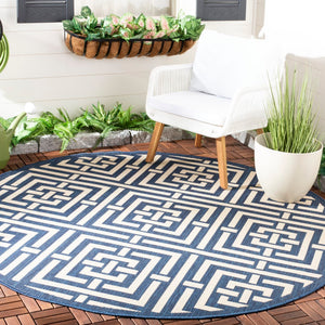 Safavieh Cy6930 Power Loomed 85.4% Polypropylene/10.4% Polyester/4.2% Latex Outdoor Rug CY6937-268-4