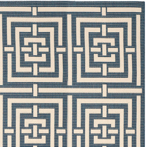 Safavieh Cy6930 Power Loomed 85.4% Polypropylene/10.4% Polyester/4.2% Latex Outdoor Rug CY6937-268-4