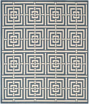 Safavieh Cy6930 Power Loomed 85.4% Polypropylene/10.4% Polyester/4.2% Latex Outdoor Rug CY6937-268-4
