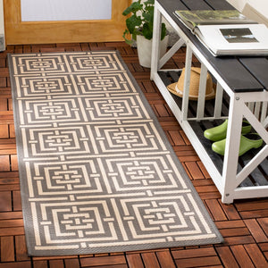 Safavieh Cy6930 Power Loomed 85.4% Polypropylene/10.4% Polyester/4.2% Latex Outdoor Rug CY6937-65-4