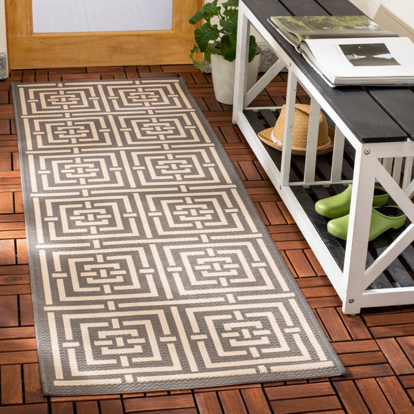 Safavieh Cy6930 Power Loomed 85.4% Polypropylene/10.4% Polyester/4.2% Latex Outdoor Rug CY6937-65-4