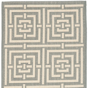Safavieh Cy6930 Power Loomed 85.4% Polypropylene/10.4% Polyester/4.2% Latex Outdoor Rug CY6937-65-4