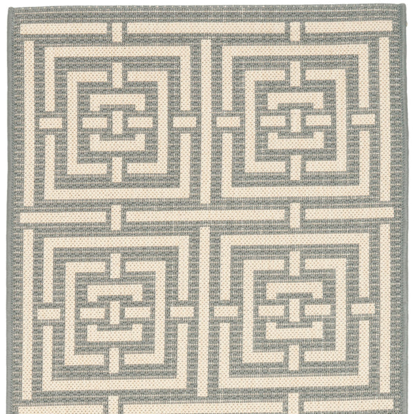 Safavieh Cy6930 Power Loomed 85.4% Polypropylene/10.4% Polyester/4.2% Latex Outdoor Rug CY6937-65-4