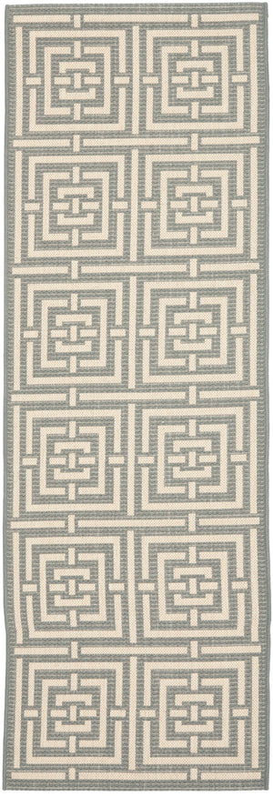 Safavieh Cy6930 Power Loomed 85.4% Polypropylene/10.4% Polyester/4.2% Latex Outdoor Rug CY6937-65-4
