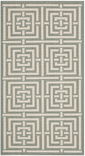 Safavieh Cy6930 Power Loomed 85.4% Polypropylene/10.4% Polyester/4.2% Latex Outdoor Rug CY6937-65-4