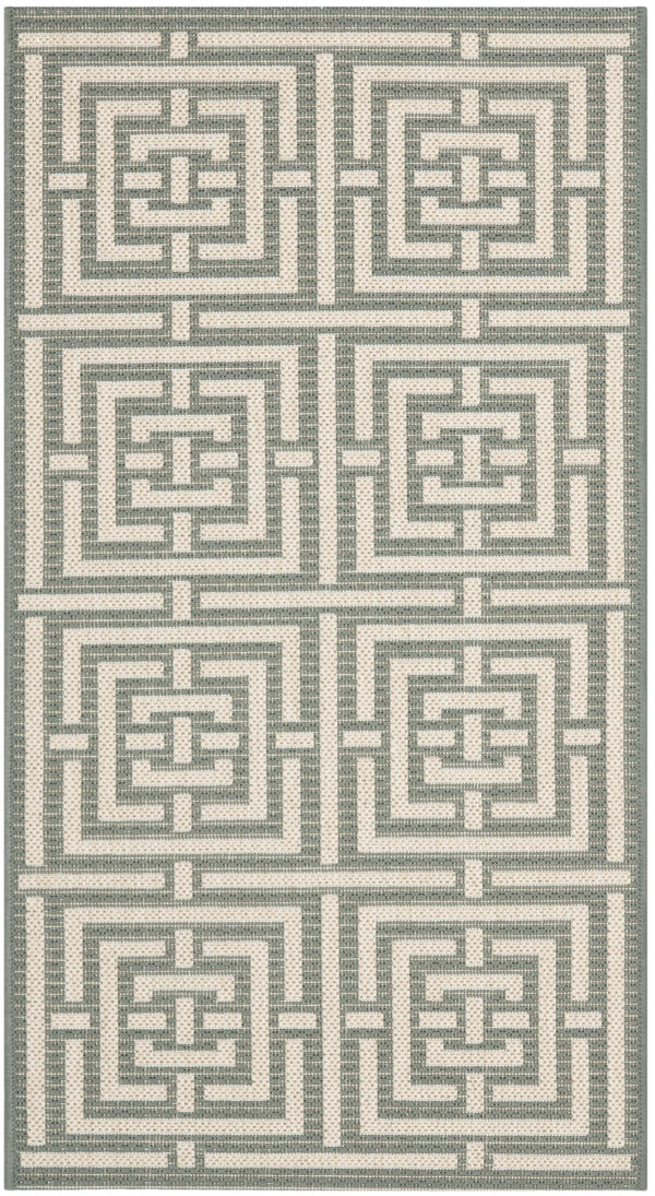 Safavieh Cy6930 Power Loomed 85.4% Polypropylene/10.4% Polyester/4.2% Latex Outdoor Rug CY6937-65-4