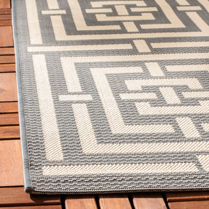 Safavieh Cy6930 Power Loomed 85.4% Polypropylene/10.4% Polyester/4.2% Latex Outdoor Rug CY6937-65-4