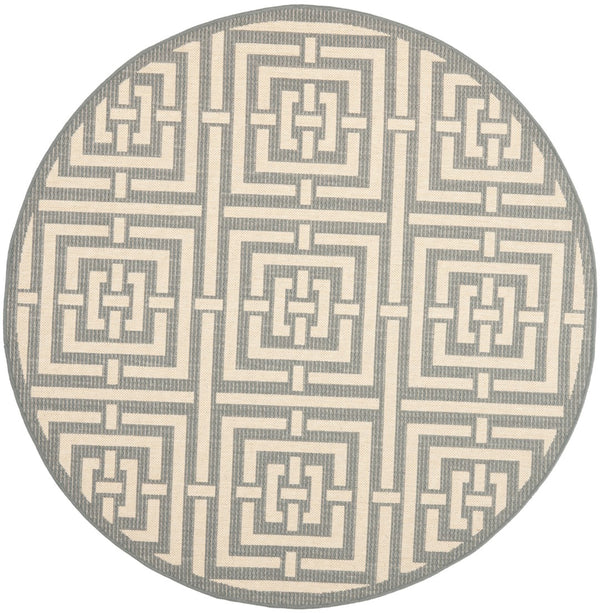 Safavieh Cy6930 Power Loomed 85.4% Polypropylene/10.4% Polyester/4.2% Latex Outdoor Rug CY6937-65-5R