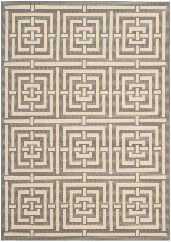Safavieh Cy6930 Power Loomed 85.4% Polypropylene/10.4% Polyester/4.2% Latex Outdoor Rug CY6937-65-4
