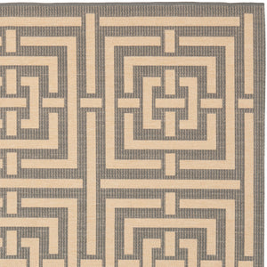 Safavieh Cy6930 Power Loomed 85.4% Polypropylene/10.4% Polyester/4.2% Latex Outdoor Rug CY6937-65-4