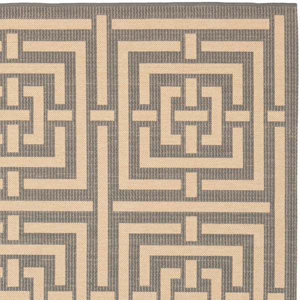 Safavieh Cy6930 Power Loomed 85.4% Polypropylene/10.4% Polyester/4.2% Latex Outdoor Rug CY6937-65-4
