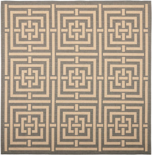 Safavieh Cy6930 Power Loomed 85.4% Polypropylene/10.4% Polyester/4.2% Latex Outdoor Rug CY6937-65-4