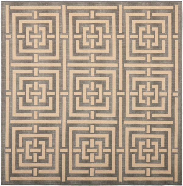 Safavieh Cy6930 Power Loomed 85.4% Polypropylene/10.4% Polyester/4.2% Latex Outdoor Rug CY6937-65-4