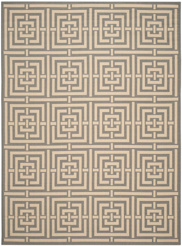 Safavieh Cy6930 Power Loomed 85.4% Polypropylene/10.4% Polyester/4.2% Latex Outdoor Rug CY6937-65-4
