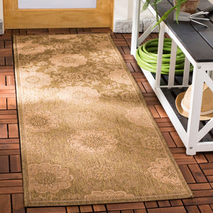 Safavieh Cy6948 Power Loomed 85.4% Polypropylene/10.4% Polyester/4.2% Latex Outdoor Rug CY6948-49-4