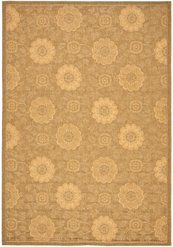 Safavieh Cy6948 Power Loomed 85.4% Polypropylene/10.4% Polyester/4.2% Latex Outdoor Rug CY6948-49-4