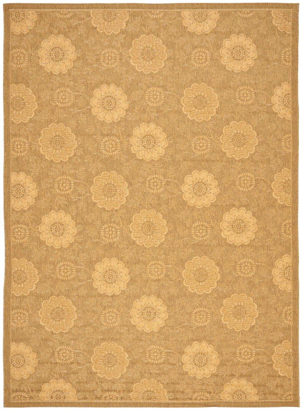 Safavieh Cy6948 Power Loomed 85.4% Polypropylene/10.4% Polyester/4.2% Latex Outdoor Rug CY6948-49-4