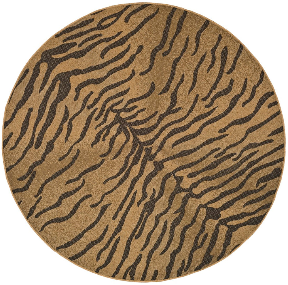 Safavieh Cy6953 Power Loomed 85.4% Polypropylene/10.4% Polyester/4.2% Latex Outdoor Rug CY6953-49-4