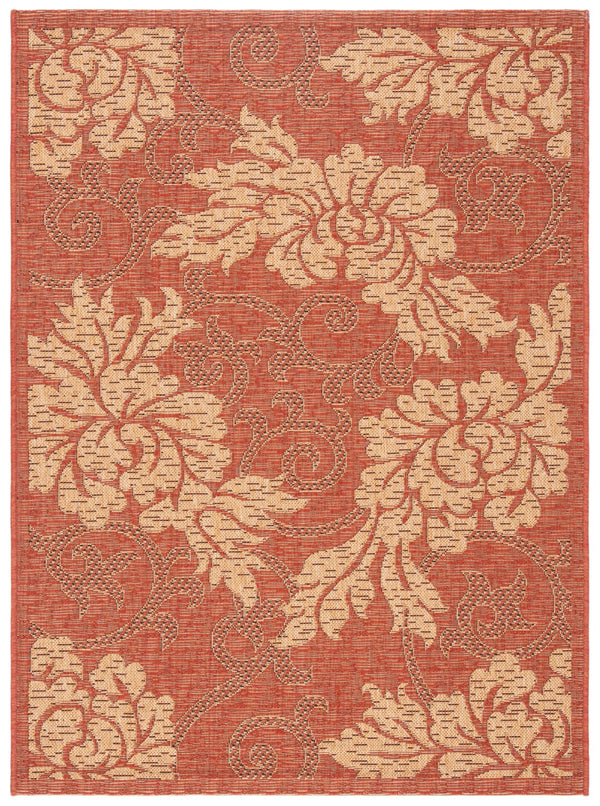 Safavieh Cy6957 Power Loomed 85.4% Polypropylene/10.4% Polyester/4.2% Latex Outdoor Rug CY6957-48-4