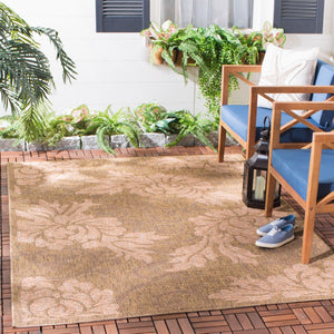 Safavieh Cy6957 Power Loomed 85.4% Polypropylene/10.4% Polyester/4.2% Latex Outdoor Rug CY6957-49-9