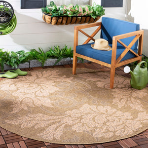 Safavieh Cy6957 Power Loomed 85.4% Polypropylene/10.4% Polyester/4.2% Latex Outdoor Rug CY6957-49-9