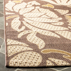 Safavieh Cy7013 Power Loomed 85.4% Polypropylene/10.4% Polyester/4.2% Latex Outdoor Rug CY7013-229A21-4