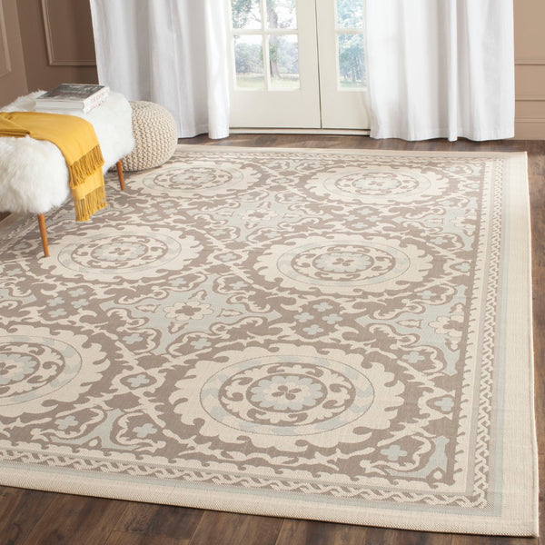 Safavieh Tristan Power Loomed 85.4% Polypropylene/10.4% Polyester/4.2% Latex Outdoor Rug CY7059-79A18-4