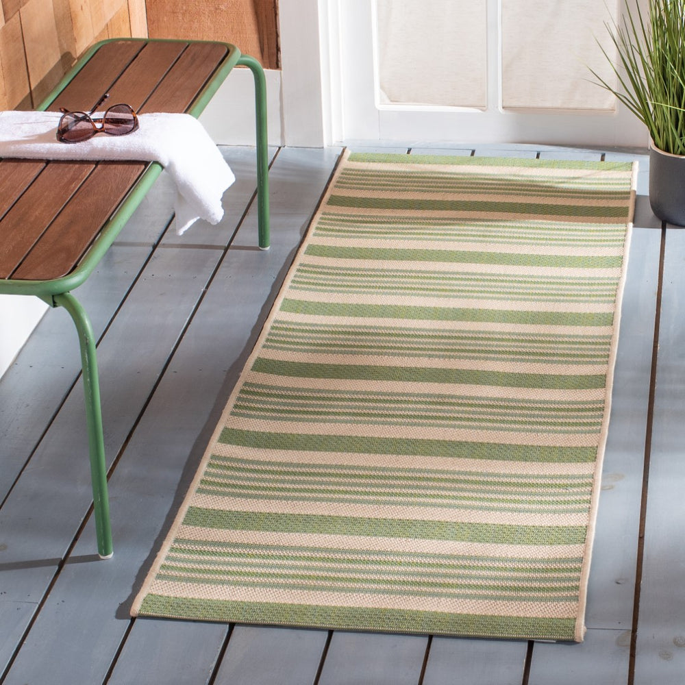 Safavieh Cy7062 Power Loomed 85.4% Polypropylene/10.4% Polyester/4.2% Latex Outdoor Rug CY7062-234A18-4