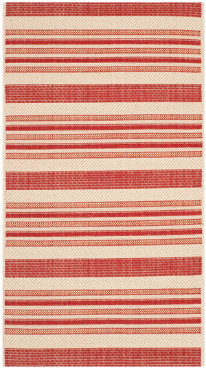 Safavieh Cy7062 Power Loomed 85.4% Polypropylene/10.4% Polyester/4.2% Latex Outdoor Rug CY7062-238A21-4