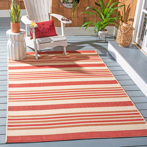 Safavieh Cy7062 Power Loomed 85.4% Polypropylene/10.4% Polyester/4.2% Latex Outdoor Rug CY7062-238A21-4
