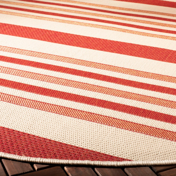 Safavieh Cy7062 Power Loomed 85.4% Polypropylene/10.4% Polyester/4.2% Latex Outdoor Rug CY7062-238A21-4