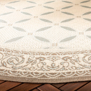 Safavieh Cy7107 Power Loomed 85.4% Polypropylene/10.4% Polyester/4.2% Latex Outdoor Rug CY7107-79A18-5R