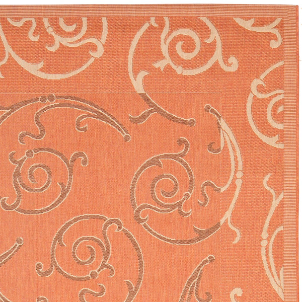 Safavieh Cy7108 Power Loomed 85.4% Polypropylene/10.4% Polyester/4.2% Latex Outdoor Rug CY7108-21A7-4