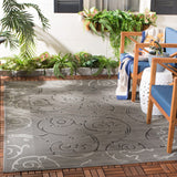 Safavieh Cy7108 Power Loomed 85.4% Polypropylene/10.4% Polyester/4.2% Latex Outdoor Rug CY7108-87A5-4