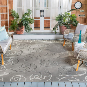 Safavieh Cy7108 Power Loomed 85.4% Polypropylene/10.4% Polyester/4.2% Latex Outdoor Rug CY7108-87A5-4