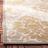 Safavieh Cy7133 Power Loomed 85.4% Polypropylene/10.4% Polyester/4.2% Latex Outdoor Rug CY7133-79A21-4