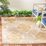 Safavieh Cy7133 Power Loomed 85.4% Polypropylene/10.4% Polyester/4.2% Latex Outdoor Rug CY7133-79A21-4