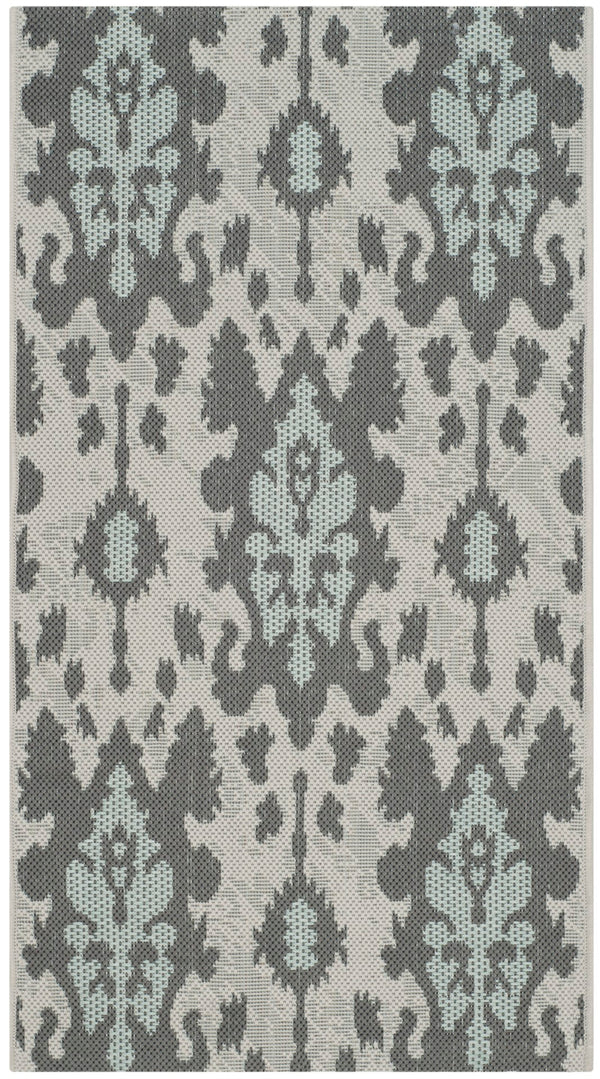 Safavieh Cy7276 Power Loomed 85.4% Polypropylene/10.4% Polyester/4.2% Latex Outdoor Rug CY7276-78A18-4