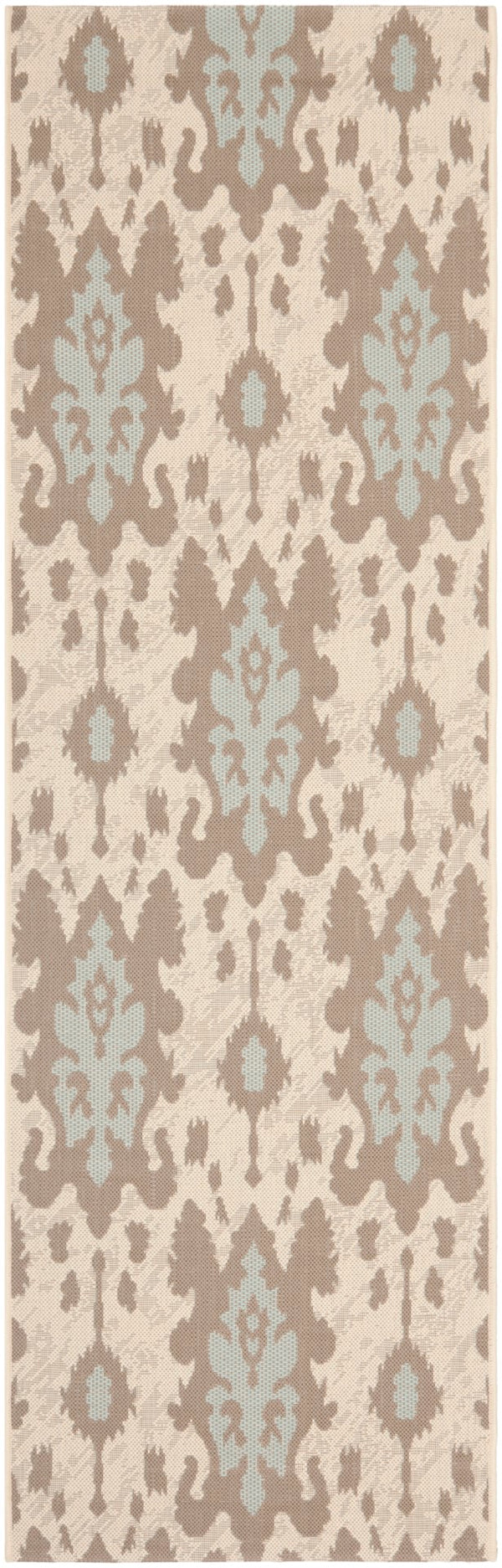 Safavieh Cy7276 Power Loomed 85.4% Polypropylene/10.4% Polyester/4.2% Latex Outdoor Rug CY7276-79A18-4