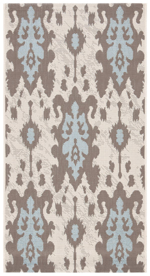 Safavieh Cy7276 Power Loomed 85.4% Polypropylene/10.4% Polyester/4.2% Latex Outdoor Rug CY7276-79A18-4