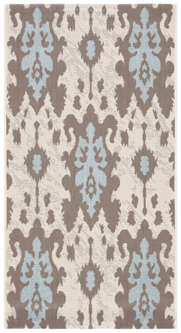 Safavieh Cy7276 Power Loomed 85.4% Polypropylene/10.4% Polyester/4.2% Latex Outdoor Rug CY7276-79A18-4