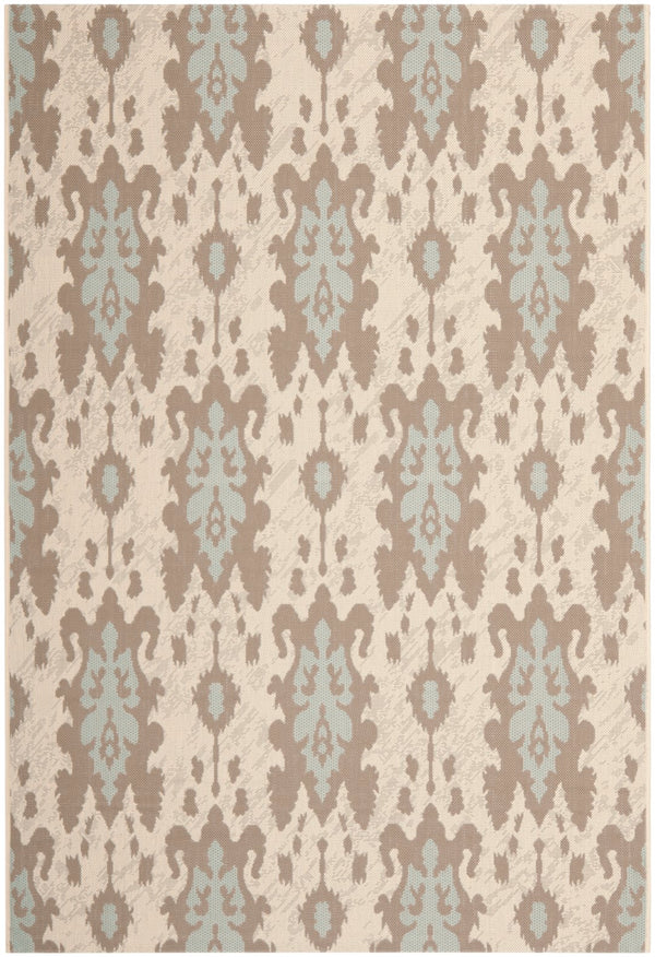 Safavieh Cy7276 Power Loomed 85.4% Polypropylene/10.4% Polyester/4.2% Latex Outdoor Rug CY7276-79A18-4