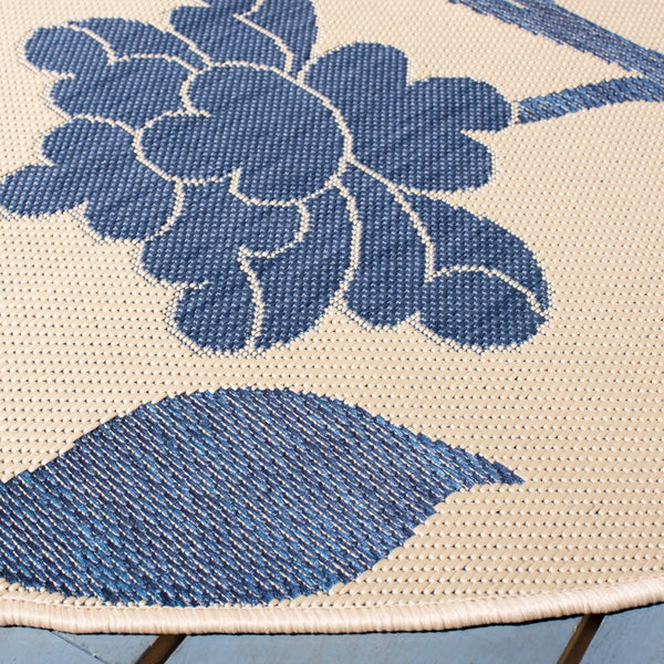 Safavieh Courtyard 7321 Power Loomed 85.4% Polypropylene/10.4% Polyester/4.2% Latex Indoor/Outdoor Rug CY7321-233A25-9