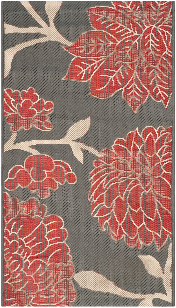 Safavieh Courtyard 7321 Power Loomed 85.4% Polypropylene/10.4% Polyester/4.2% Latex Indoor/Outdoor Rug CY7321-246A11-9