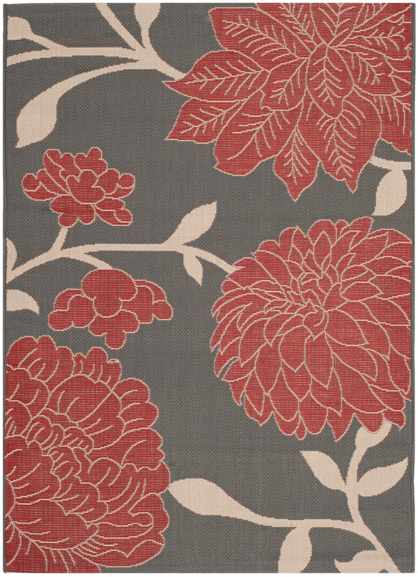 Safavieh Courtyard 7321 Power Loomed 85.4% Polypropylene/10.4% Polyester/4.2% Latex Outdoor Rug CY7321-246A11-4