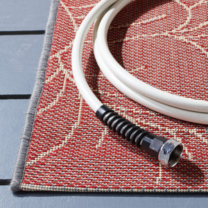 Safavieh Courtyard 7321 Power Loomed 85.4% Polypropylene/10.4% Polyester/4.2% Latex Indoor/Outdoor Rug CY7321-246A11-9