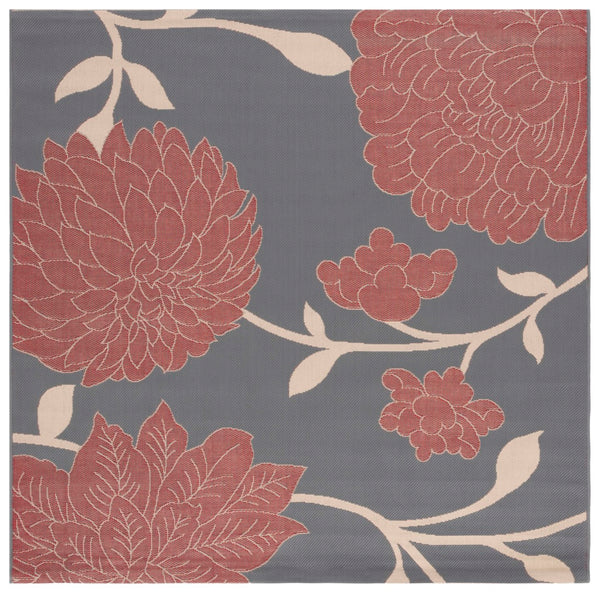 Safavieh Courtyard 7321 Power Loomed 85.4% Polypropylene/10.4% Polyester/4.2% Latex Indoor/Outdoor Rug CY7321-246A11-9