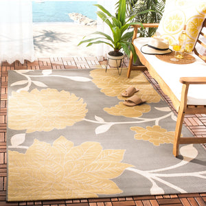 Safavieh Courtyard 7321 Power Loomed 85.4% Polypropylene/10.4% Polyester/4.2% Latex Indoor/Outdoor Rug CY7321-246A21-9