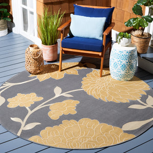 Safavieh Courtyard 7321 Power Loomed 85.4% Polypropylene/10.4% Polyester/4.2% Latex Indoor/Outdoor Rug CY7321-246A21-9
